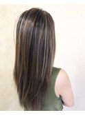 人気☆外国人風ハイライトグレージュ