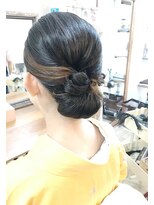 ロカット サロン(Roquat Salon)&nbsp;訪問着着付けとヘアセット【ヘアアレンジ　立川/立川南/八王子】