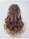 編み込みツインテール
