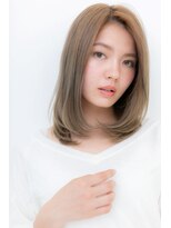 カバーヘア ブリス 北浦和(COVER HAIR bliss) 外国人風くすみカラー*ワンカールアシンメトリーセミディY北浦和