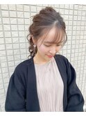 ポニーテール/シースルーバング