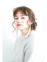 ラパンセ ブラン(LA PENSEE BRUN)&nbsp;LA PENSEE BRUN/ゆるアレンジ 小顔ヘア オリーブカラー