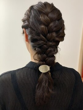 ヘアーセット モコロ(Hair Set MOCORO) あみおろし＆ポニーテール