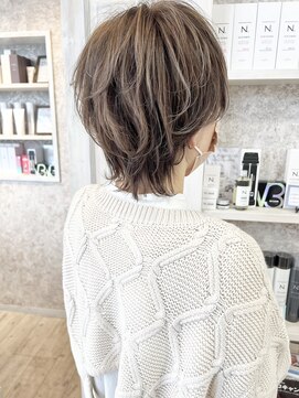 キャアリー(Caary) 福山市美容室Caary ネオウルフ 立体感ハイライトカラー