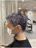 メンズツーブロックショート