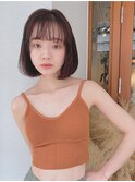 大人小顔ナチュラルボブ/10代20代30代
