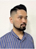 スキンフェード×サイドパート <理容室> <長町>