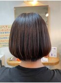 【アミュゼ】髪質改善うる艶ストレートボブ