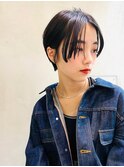 mowen 南堀江 クールショート×ラベージュ×艶髪