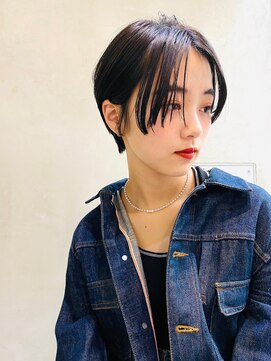 メーヴェ(Mowen) mowen 南堀江 クールショート×ラベージュ×艶髪