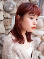 ロッソ ヘアアンドスパ 北千住店(Rosso Hair&SPA) チェリーレッドカラー[北千住]