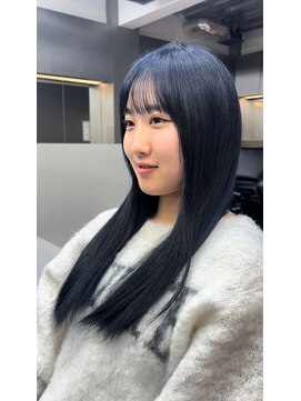 イキ 表参道(iki omotesando) ミディアムヘア/スラッシュ/グレージュカラー/デザインカラー