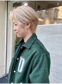 メンズハイトーン/ホワイトベージュ/メンズカット/下北沢◎