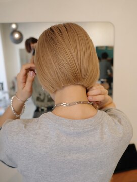 ヨー(Yoh-) 【ミニボブ/阿部達哉】切りっぱなしボブ/ショートボブ/ショート