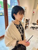 リコ(RICO)&nbsp;mini bob × navy blue color