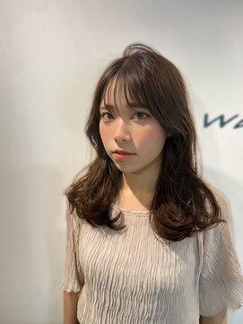 ウェアーズ(WARES) くびれヘア オリーブグレージュ ラウンドバング