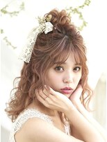 シャルメ 池袋(CHARMER) 二次会やパーティーにも可愛いハーフおだんごスタイル