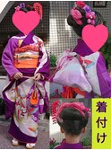 七五三　ヘアセット&着付け