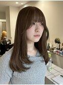 ブリーチなしで作るくすみベージュ