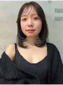 ミディアムレイヤー×オリーブグレージュ