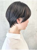 <大人ショートボブ大人女子丸みショートひし形ショート30代40代2
