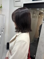 マーシュ 梅田(marshu)&nbsp;★外ハネボブ × dark brown/髪質改善ストレート