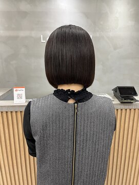 ロンドプロフィール 浦和(Lond profil) イメチェン　ボブ　外ハネボブ　美髪　ホワイトブロンド　韓国