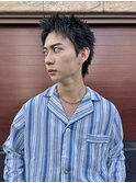 刈り上げないスパイキーショートヘア/メンズカット/イメチェン