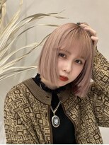 エルム 原宿 表参道(yelm)&nbsp;ボブ×ピンクベージュ