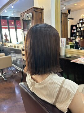 シャンプーボーイアネックス(SHAMPOO BOY Annex) 大人可愛いボブ20代30代40代セミロング◎長崎/佐世保