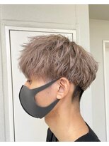 ヘアサロン ガリカ 表参道(hair salon Gallica)&nbsp;波打ちハイトーンマッシュ