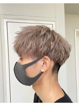 ヘアサロン ガリカ 表参道(hair salon Gallica) 波打ちハイトーンマッシュ