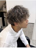 メンズハイライトパーマ