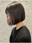 前下がりボブ