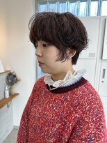 ナウアズ(now as.) ショートのくせ毛っぽパーマ【mayu】【now as.明石】