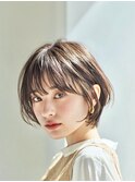 前髪ありナチュラルバング大人クールカジュアルショート 祐天寺