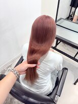 ゲーム 原宿店(GAME)&nbsp;ブリーチありダブルカラー ビンクベージュ