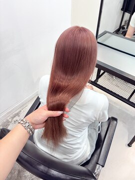 ゲーム 原宿店(GAME) ブリーチありダブルカラー ビンクベージュ