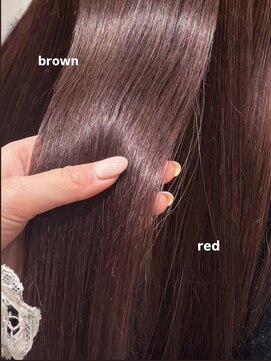 ケリーアン 太田(kelly.un) レッドブラウン / こっくりブラウン / 艶カラー / 暖色系カラー