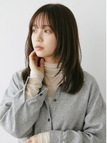 キビト(kibito) ハッシュカットレイヤーカットダークブラウン新宿若松河田四ツ谷
