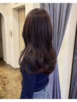 ヘアーアイスカルテット(HAIR ICI QUARTET)&nbsp;大人可愛い◎ピンクベージュ×ロングウェーブヘア