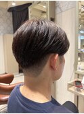 夏メンズツーブロック◎爽やか束感ショート刈上げ