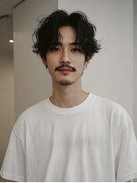 リアンメンズ 青山 表参道(Liun men's) メンズショート ショートセンターパート サーフカールパーマ