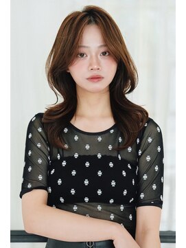ジーナ 梅田(Zina) 髪質改善*ハッシュレイヤーミルクブラウン韓国*美髪【Zina梅田】