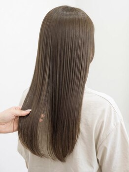 ヘアーデザインワウ(Hair design WOW)の写真/【鳳/津久野/駐車場有☆】くせ毛、パサつきでお悩みの方へ。ナチュラルなサラサラヘアスタイルに☆