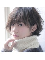 ベル 銀座並木通り店(Belle)&nbsp;小顔 リラックスショート ×グレージュ　〔Belle銀座〕