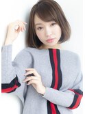 《K-two栄・矢場町》逆三角の顔型の方に似合うこなれボブ♪