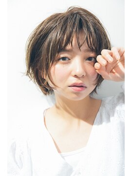 ディッセンバー 渋谷(December) 『December』ベージュカラーで柔らかショートボブ