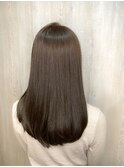 *アッシュブラウン×ストレート*