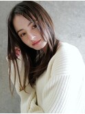 透け感ショコラベージュ_透明感カラー